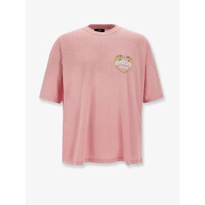 Represent Men Cotton T-Shirt With Distressed Effect